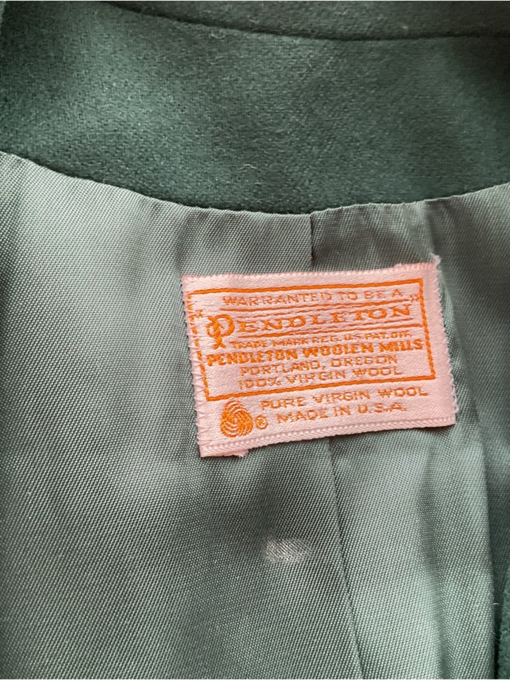 Pendleton Women’s Pure Virgin Wool Green Blazer. Size 8. - Picture 4 of 8